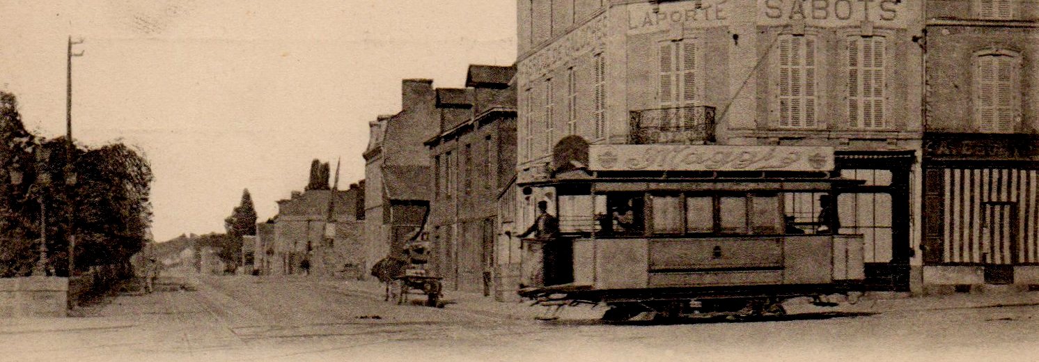 Le Mans : Quai Louis Blanc Voies des Tramways de la Sarthe